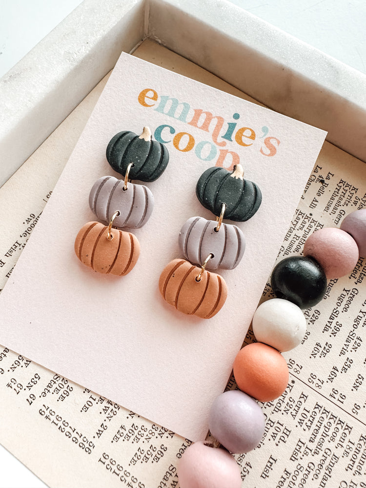 pumpkin trio dangles