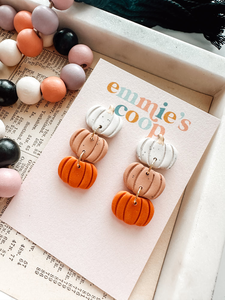 pumpkin trio dangles