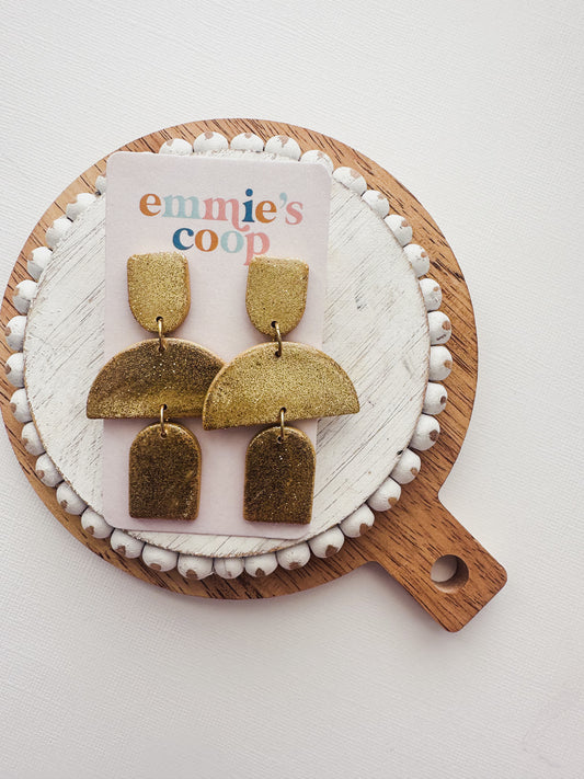 glittered gold // the charms