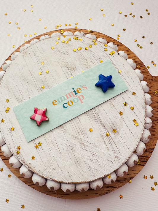 mix match star studs ⭐️