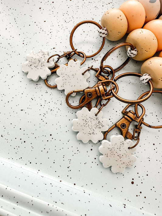 teacher lanyard // cottage core