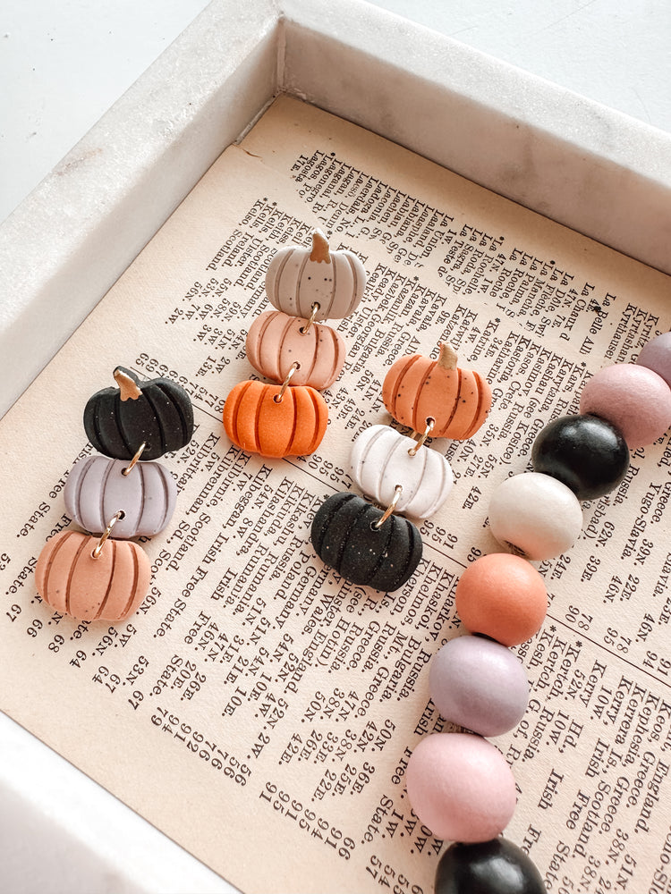 pumpkin trio dangles