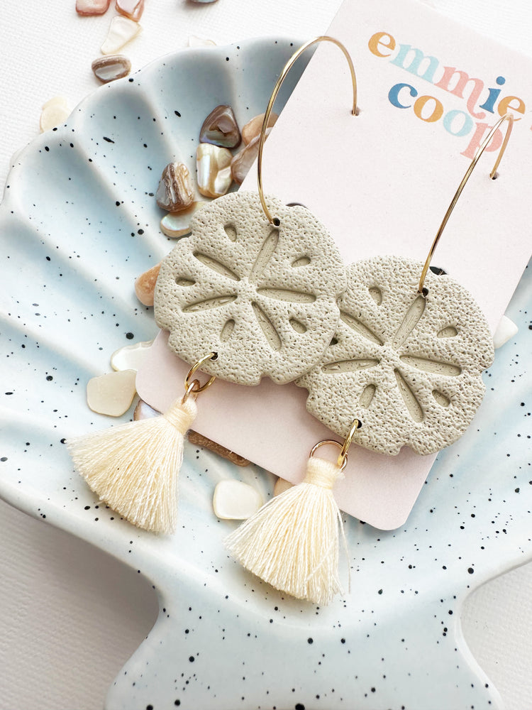 tan sand dollars // hoops