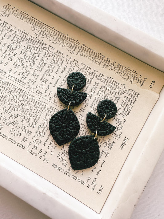 black Moroccan dangles