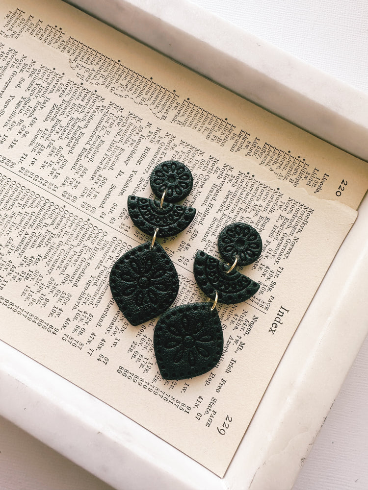 black Moroccan dangles
