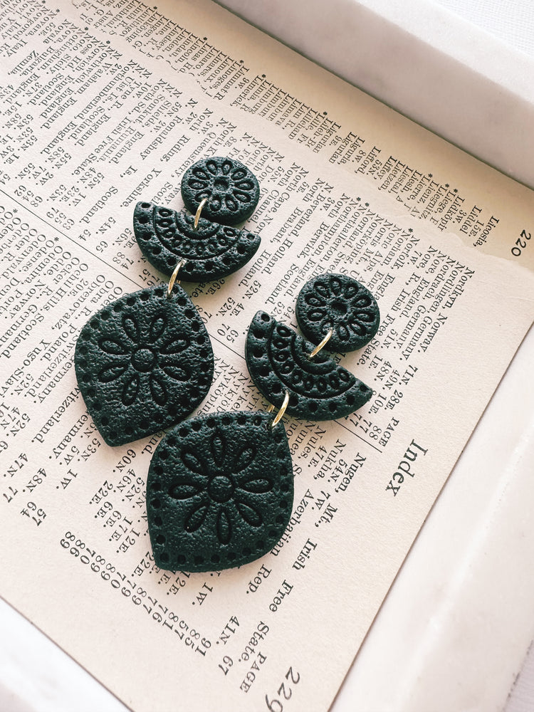 black Moroccan dangles